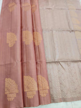 Light Mauve Soft Silk Saree with Sandal Pallu - MIRASILKS Light Mauve Soft Silk Saree with Sandal Pallu